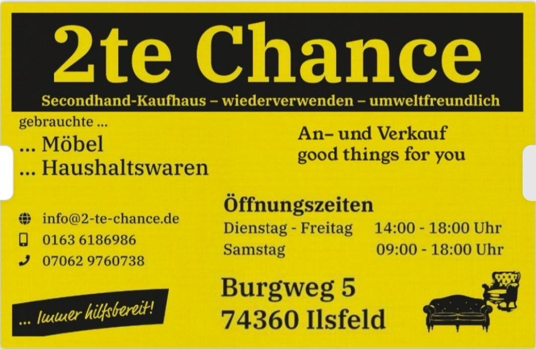 Kontakt und Oeffnungszeiten Gebrauchtwarenhalle in Auenstein
